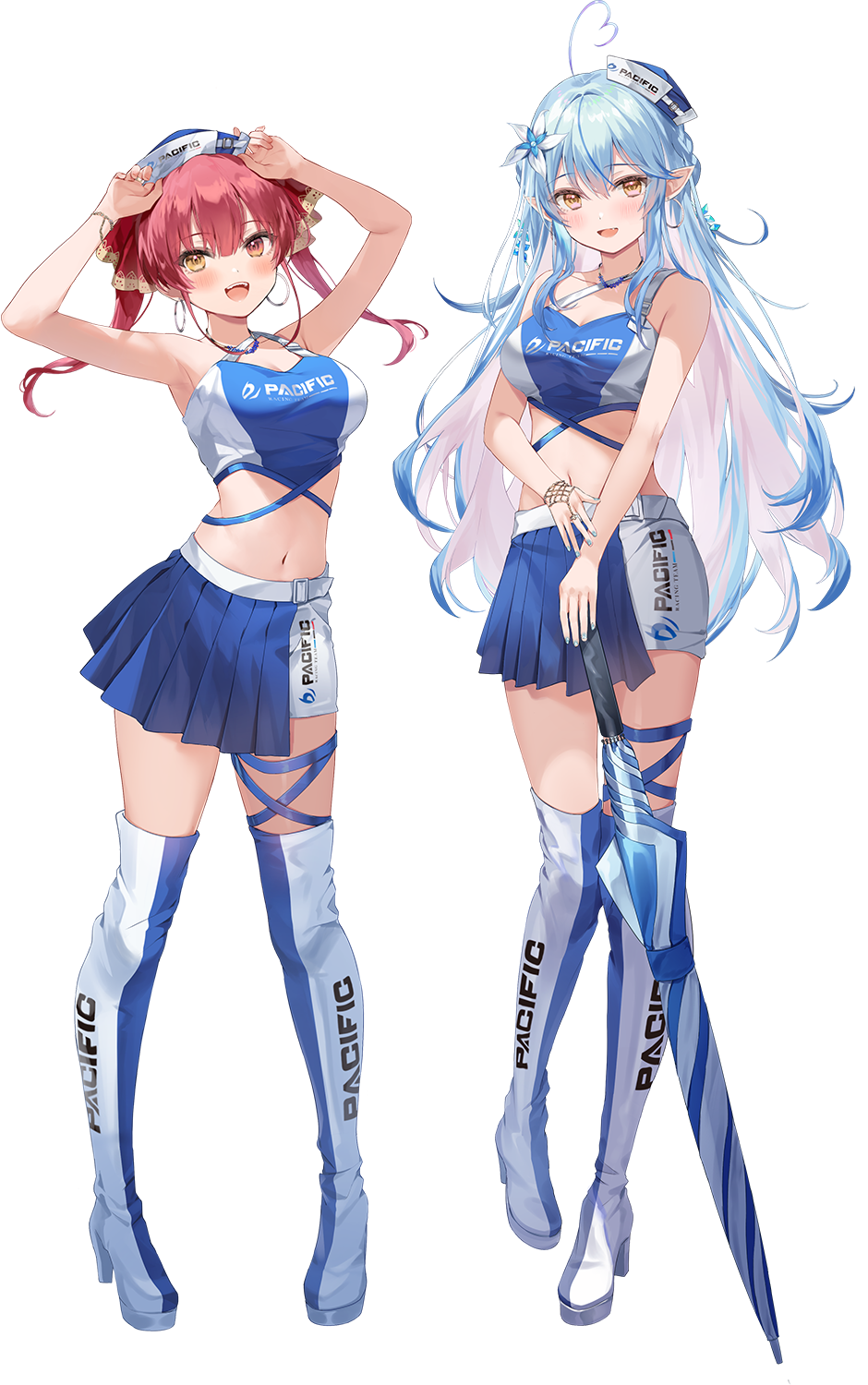 宝鐘マリン × 雪花ラミィ